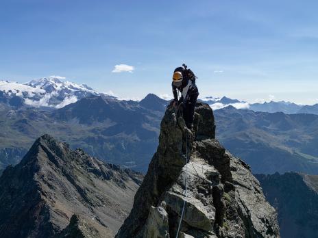 Près du sommet, un très beau passage aérien 
