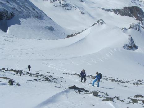 Ski de randonnée en Vanoise au départ de Val d’Isère, la Pointe du Gros Caval