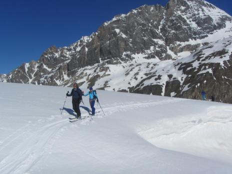 Ski de randonnée en Vanoise au départ de Val d’Isère, la Pointe du Gros Caval