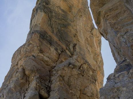 Au pied du gendarme après les 3 rappels