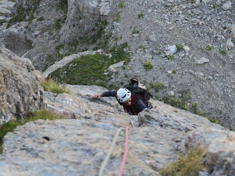 Escalade en face ouest