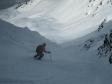 beau couloir en neige poudreuse aux Arcs