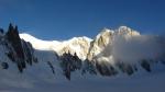 le Mont Blanc depuis le glacier du géant