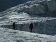 Descente par le glacier de Laveciau.