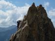 La traversée de l'arête.