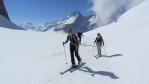 Ski de randonnée aux Arcs - Montée Crête des Lanchettes