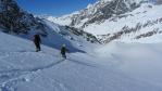 Ski de randonnée au départ de val d'Isère, descente par le glacier du Gros Caval