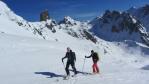 Ski de randonnée dans le Beaufortain, le col de la Charbonniére