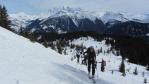 Ski de rando dans le Beaufortain montée à Roche Plane