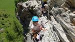 Via ferrata en famille