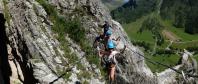 Via ferrata en famille