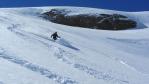 Hors piste rando au départ de Val d'Isère, glacier des Sources de l'Isère