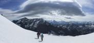 Impressionnant nuage sur le massif du mont Pourri.