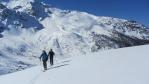 Ski de randonnée en haute Tarentaise. montée au Col de Montséti