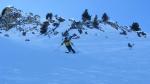 ski hors piste aux Arcs - Couloir de Comborsière