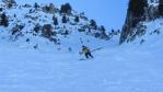 ski hors piste aux Arcs - Couloir de Comborsière