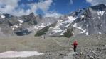 En arrivant au refuge du col de la Vanoise