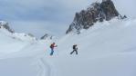 Ski de randonnée dans le parc de la  Vanoise col du Palet