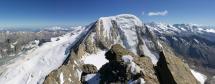 l'Alphübel depuis l'arête du Täschorn.