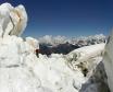 Passage de la jonction, ainsi nommée car c'est la zone de rencontre des glaciers des Bossons et de Taconnaz