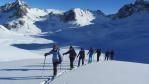 Ski de randonnée en Vanoise au départ du col du Palet Tignes