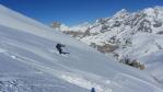 Ski de randonnée en Vanoise au départ du col du Palet Tignes