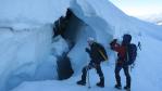 Visite d'une crevasse