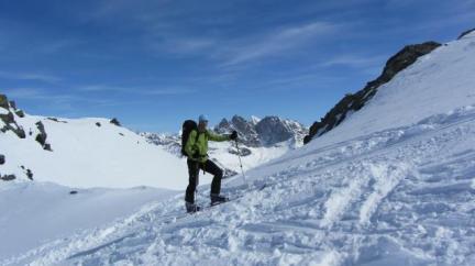 Etape Verbier Prafleuri - montée à la Rosablanche - Guides des Arcs