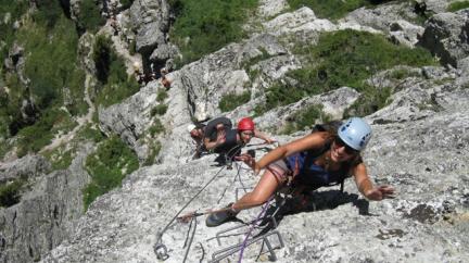 via ferrata les Arcs