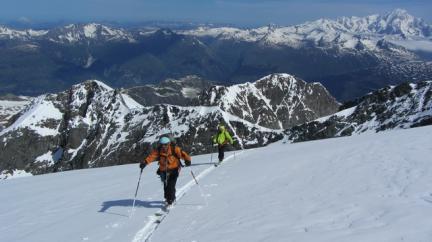 Ski de randonnée le Mont Pourri - guides des Arcs