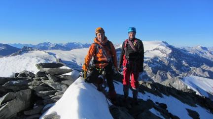 Au départ de l'arête Pointe du Vallonnet Grand Bec