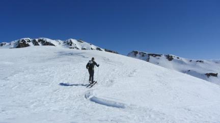 Ski de randonnée dans le Beaufortain montée Pointe de Cerdosse