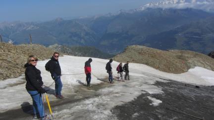 Les Arcs randonnée glaciaire à l' Aiguille Rouge