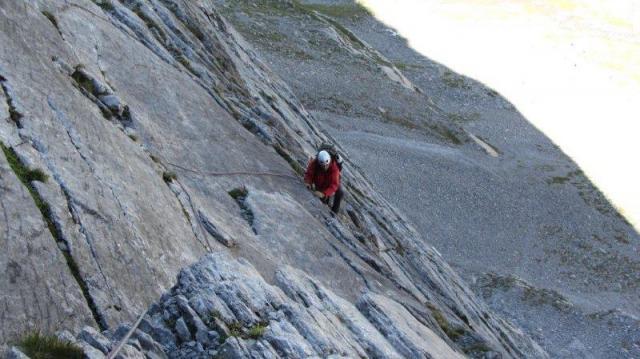 voie desmaison à l'aiguille de la Vanoise