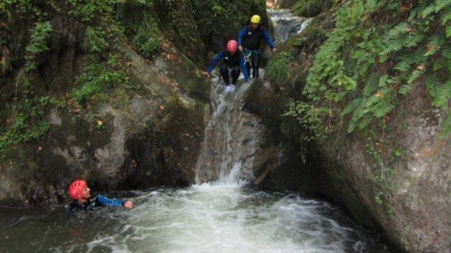 Canyoning aux Arcs avec les guides des Arcs