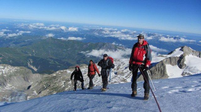 Dôme des Glaciers depuis le refuge Robert Blanc