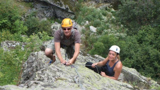 Escalade de l'Arête des Amis avec les guides des Arcs - Vanoise