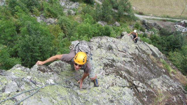 Escalade de l'Arête des Amis avec les guides des Arcs - Vanoise