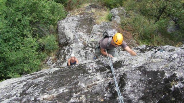 Escalade de l'Arête des Amis avec les guides des Arcs