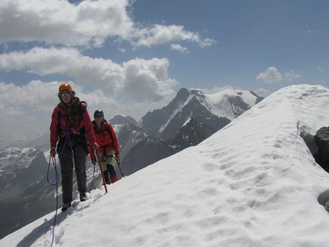 En arrivant vers le sommet