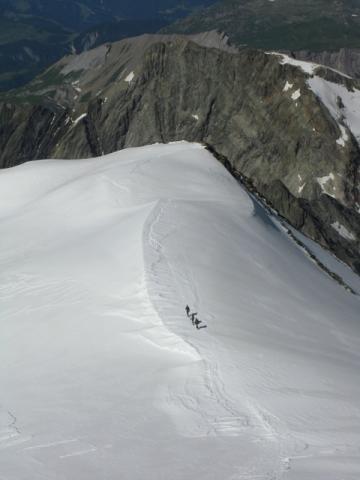 Sous le dôme des Glaciers