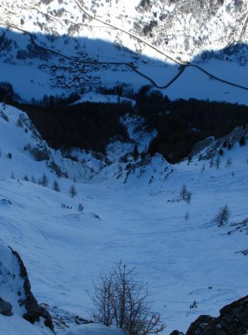 vue plongeante sur la Vallée de Peisey