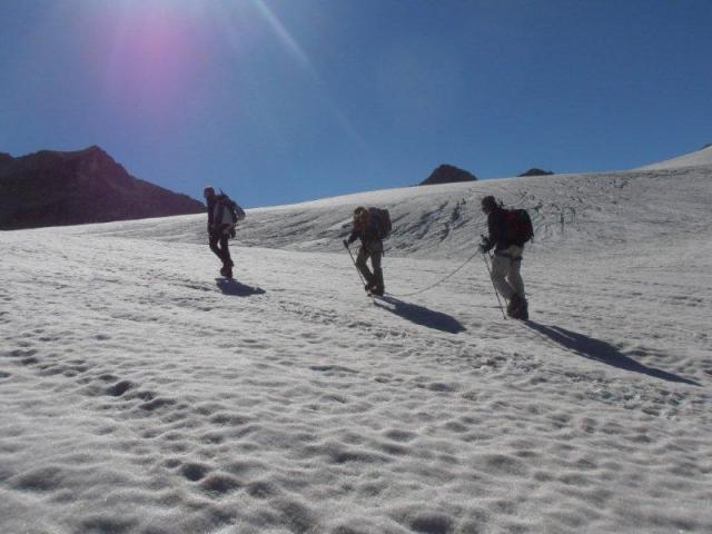 Randonnée sur le glacier de Rhême Golette - la Pointe de la Traversière