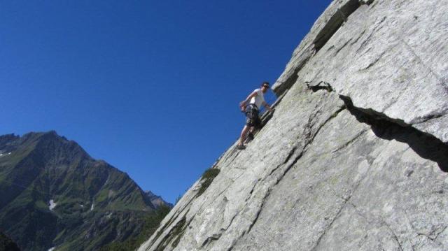 Escalade Séloge avec les guides des Arcs