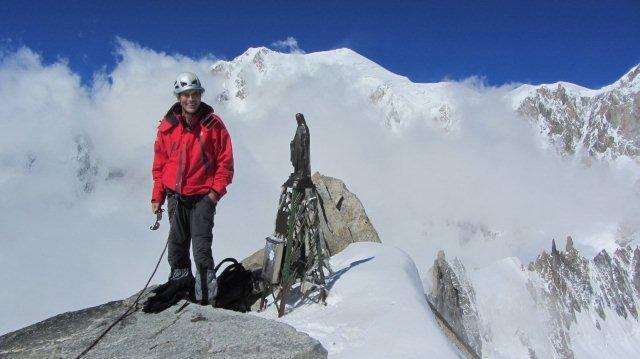 Le sommet de la Tour Ronde massif du Mont Blanc