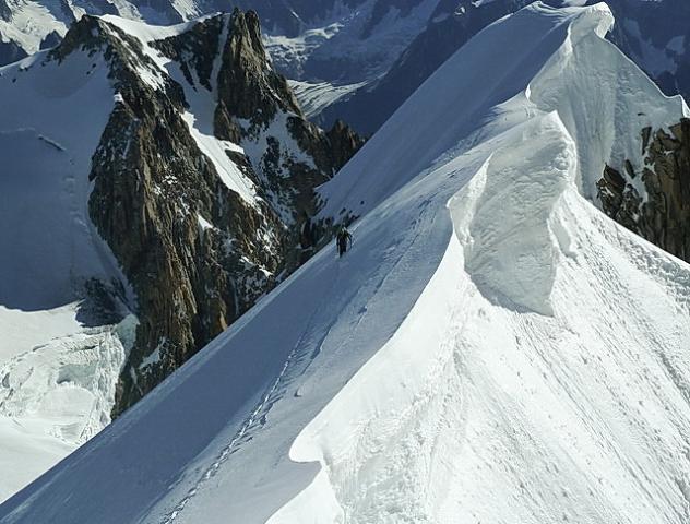 Arête neigeuse finale.