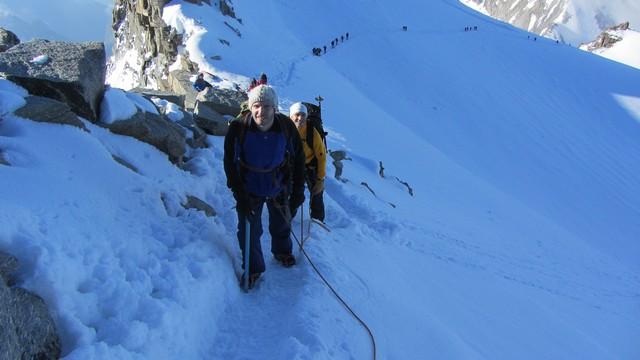 Grand Paradis arrivée au sommet - guides des Arcs