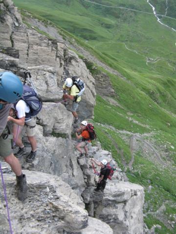 Via ferrata rocher du vent guide des arcs