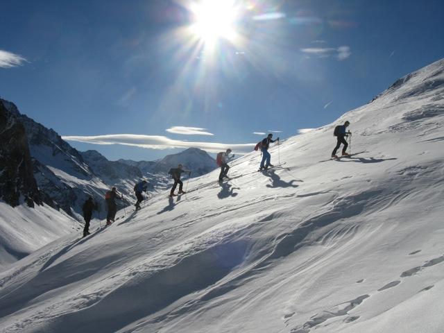 randonnée à ski les arcs