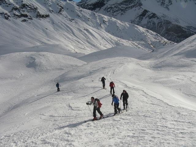 randonnée à ski les arcs